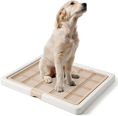 Smart Paws Large 29.92"x24.4" Pet Training Tray,Pet Training Pads Holder,Pet Toilet (Coffee) in Kuwait