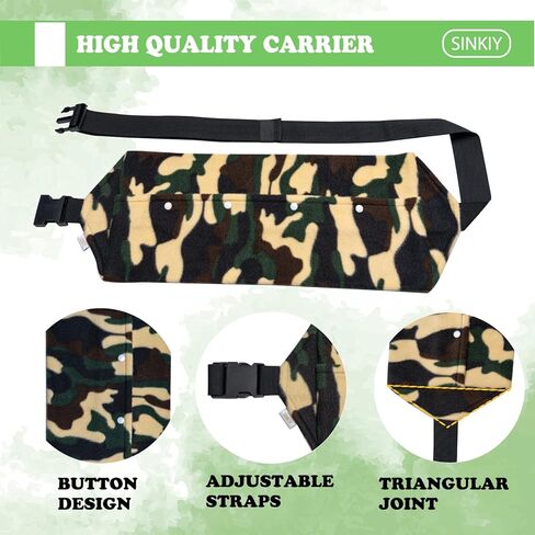 حامل حبال التنين الملتحي، حقيبة حيوانات صغيرة للسحالي والزواحف الصغيرة مع حزام قابل للتعديل، مادة مسامية وتصميم مفصل مثلثي ثابت (أصفر الفهد) in Kuwait