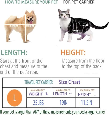 أكياس ROSEBB Cat Carrier للكلاب وحقائب حمل الحيوانات الأليفة للقطط الصغيرة المتوسطة والجراء بوزن 15 رطلاً، من حقيبة الكلاب الصغيرة المعتمدة من شركة الطيران ناعمة الجوانب، حامل جرو للسفر قابل للطي (متوسط، وردي) in Kuwait