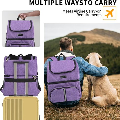 Dog Bags For Traveling Dog Diaper Bag Airline Approved Dog Food Travel Bag with 2 Food Storage Containers Bag Pet Camping Essentials Hiking Accessories Dog Mom Gift Gray in Kuwait