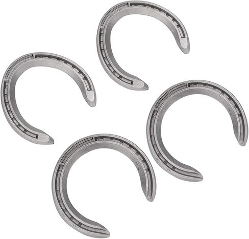 Hidyliu 4 قطعة سبائك الألومنيوم حدوة الحصان عدة أدوات ركوب الخيل ملحقات معدات حدوة الحصان (الحجم 4) in Kuwait