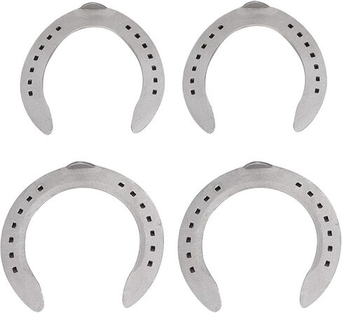 Hidyliu 4 قطعة سبائك الألومنيوم حدوة الحصان عدة أدوات ركوب الخيل ملحقات معدات حدوة الحصان (الحجم 4) in Kuwait