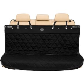 PetSafe Happy Ride Quilted Bench Seat Cover – Waterproof and Durable – Machine Washable – Fits Most Cars, Trucks and SUVs – Backseat Protection for Pet Paws, Scratches and Dog Hair