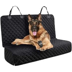 Dog Car Seat Covers - Pet Car Seat Cover Protector – Waterproof, Scratch Proof, Heavy Duty and Nonslip Pet Bench Seat Cover - Middle Seat Belt Capable for Cars, Trucks and SUVs in Kuwait
