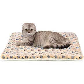 Mora Pets Dog Bed Crate Pad Ultra Soft Pet Bed with Cute Star Print Washable Crate Mat for Large Medium Small Dogs Reversible Fleece Dog Crate Kennel Mat Cat Bed Liner 22-Inch Grey in Saudi Arabia