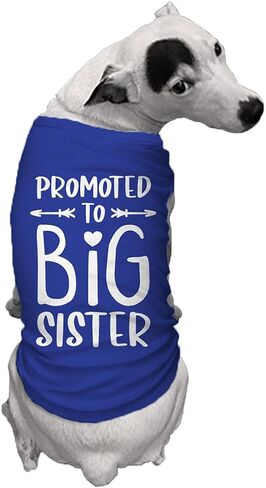 Promoted to Big Sister - Dog Shirt (Black, X-Small) in Saudi Arabia