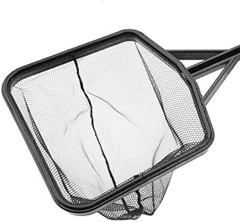 Aquarium Fish Net, Lightweight Nylon Aquarium Shrimp Net Fish Tank Fishing Net Square Fish Net Mesh Fish Tank Catching Mesh Tool with Plastic Handle in Saudi Arabia