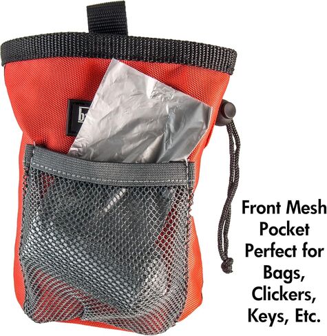 Dog Treat Pouch - Dog Treat Training Pouch - Treat Bags for Dogs, Easily Carries Snacks and Pet Toys, Dog Puppy Food Container with Mesh Pocket, Professional Quality Pouch (Blue) in Kuwait