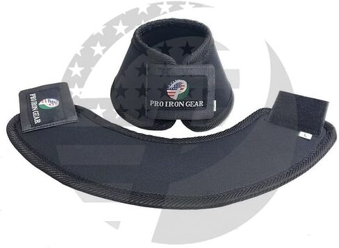 حذاء RIDING GEARS للحصان باللون الأسود على شكل جرس للحصان مع فرو S. M، L، XL in Kuwait