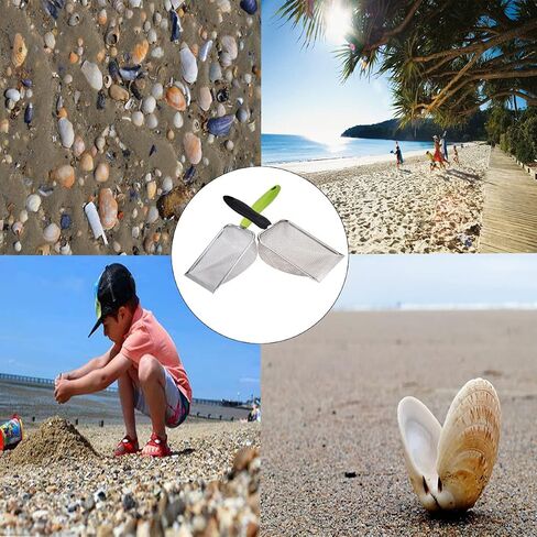 SUMHEN 3PCS Reptile Stainless Steel Fine Mesh,Litter Cleaner Corner Scoop Sand Sifter,Reptile Scooper Bearded Dragon Sand Shovel,Reptile Habitat Sifting Scoopers in Saudi Arabia