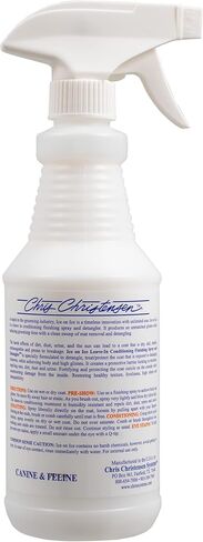 Jelly Pet Slicker Brush and Chris Christensen Finishing Spray Grooming Bundle - Universal Slicker Brush, Hard Pins, Large, Teal - Ice on Ice Detangler & Finishing Spray, Ready to Use, 16 oz in Saudi Arabia