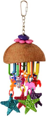 Super Bird Creations SB896 Seeing Stars Bird Toy, Small/Medium Bird Size, 9.5" x 3.5" in Saudi Arabia