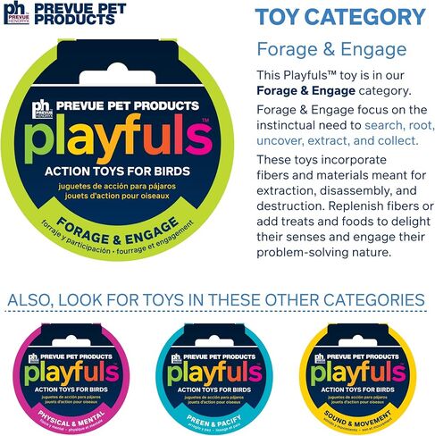 Prevue Pet Products Forage & Engage Raincatcher Bird Toy 62617 in Saudi Arabia