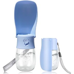 Foldable Dog Water Bottle,Portable Dog Water Dispenser,Outdoor Pet Water Bottle for Dog,Cat,Puppy,Walking,Hiking,Travel.Dishwasher Safe,Puppy Accessories,10oz