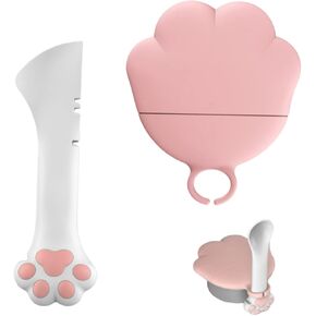 3Pcs Can Lids Supplies Set,Many Sizes Dog Cat Food Can Lids,Food Safe BPA Free Pet Food Can Covers for Pets Dogs Cats Feeding Can (White)