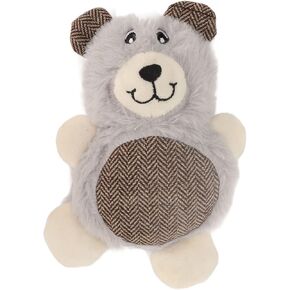 Plush Dog Toy, Bite Resistant Teeth Grinding Training Durable Dog Toy, Squeaky Soft Teeth Cleaning Interactive Cute Stuffed Pet Chewing Toy for Small Medium Dogs(Brown Dog) in Saudi Arabia