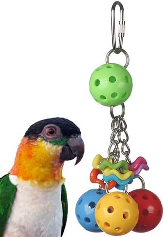 Super Bird Creations SB1093 Jingleberries Bird Toy, Small/Medium Bird Size, 6" x 2.5" x 2.5" in Saudi Arabia