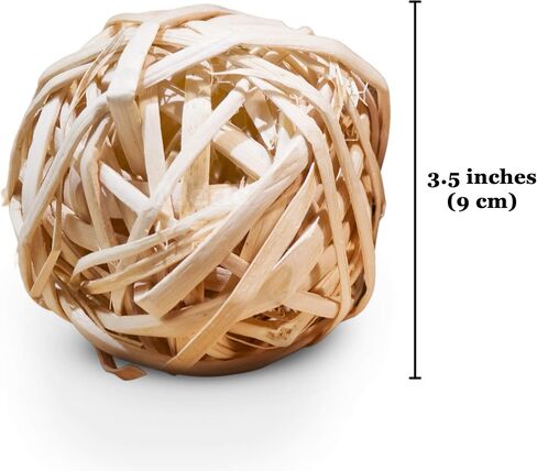 كرات العلف من نبات الراتان من ميريك، ألعاب سميكة وقوية، تعمل على تحسين تنسيق القدم وقوتها، تطلق العنان لاهتمام أمازون الخاص بك، وتجذب غرائز الببغاوات البرية، وتقضي على الملل والإجهاد، 3 قطع in Kuwait