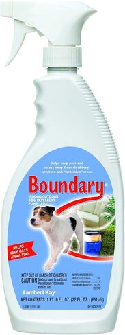 Lambert Kay Boundary Indoor/Outdoor Dog Repellent Pump Spray, 22-Ounce in Saudi Arabia