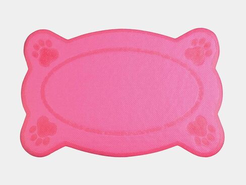 DM Cat Litter Box Debris Catcher Mat,Kitty Scatter Control Rug,16x10 Inches,5 Colors Available (Red) in Saudi Arabia