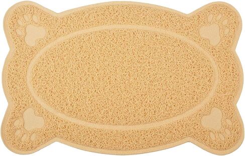 DM Cat Litter Box Debris Catcher Mat,Kitty Scatter Control Rug,16x10 Inches,5 Colors Available (Red) in Saudi Arabia