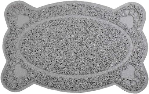 DM Cat Litter Box Debris Catcher Mat,Kitty Scatter Control Rug,16x10 Inches,5 Colors Available (Red) in Saudi Arabia