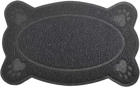 DM Cat Litter Box Debris Catcher Mat,Kitty Scatter Control Rug,16x10 Inches,5 Colors Available (Red) in Saudi Arabia