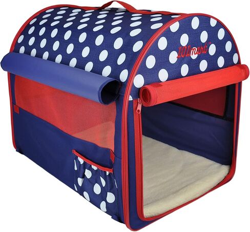 101mart Premium Soft-Sided Collapsible Pet Home | Portable Folding Pet Crate and Tent for Home and Travelling | Heavy-Duty Water-Resistant | Perfect for Indoor Outdoor Use | Medium Size in Kuwait