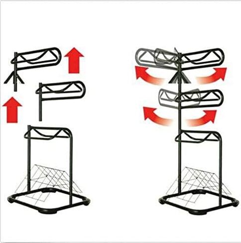 Seny Heavy Duty Three Tier Rotatable Saddle Rack Stand H68.5 x W30 x D30. in Saudi Arabia