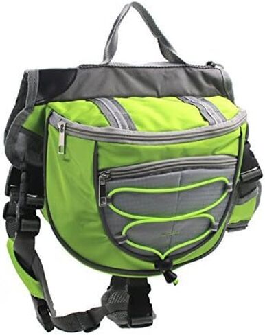 حقيبة ظهر XIAOYU للكلاب، حامل سرج قابل للتعديل، للسفر والتنزه والتخييم، أزرق، L in Kuwait