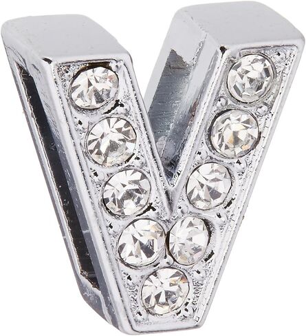 Mirage Pet Products Clear Bling Sliding Collar Charms, 3/8-Inch, Letter U in Saudi Arabia