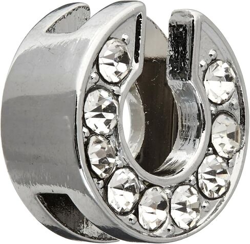 Mirage Pet Products Clear Bling Sliding Collar Charms, 3/8-Inch, Letter U in Saudi Arabia