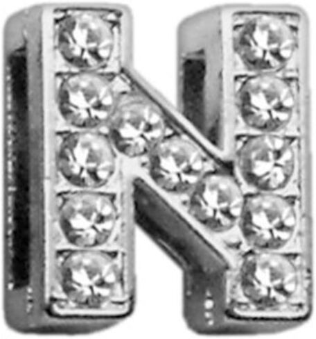 Mirage Pet Products Clear Bling Sliding Collar Charms, 3/8-Inch, Letter U in Saudi Arabia