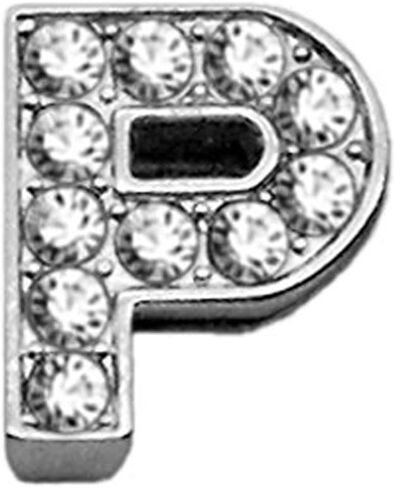 Mirage Pet Products Clear Bling Sliding Collar Charms, 3/8-Inch, Letter U in Saudi Arabia
