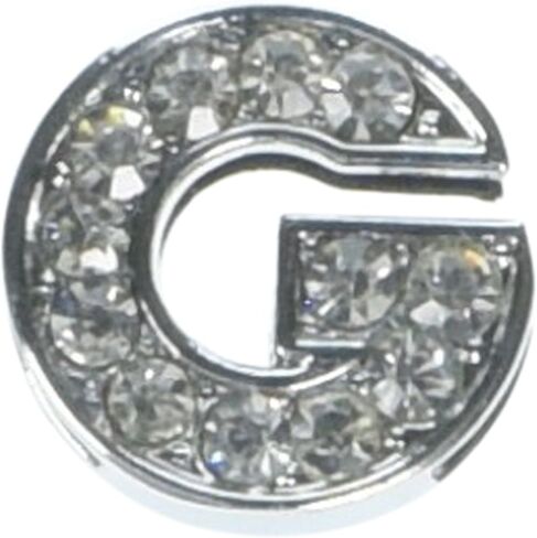 Mirage Pet Products Clear Bling Sliding Collar Charms, 3/8-Inch, Letter U in Saudi Arabia
