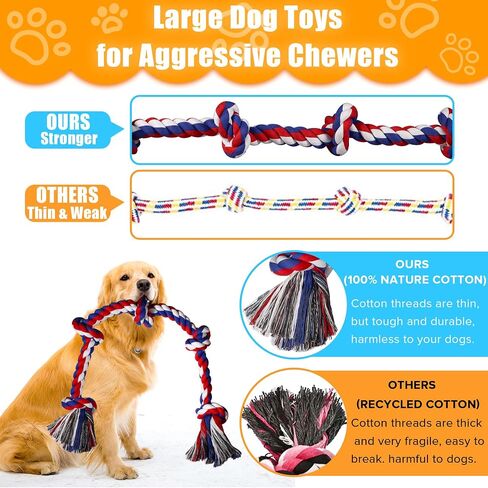 4.3" Dog Squeaky Ball Toys 4 Pack, Interactive and Durable Spiky Dog Toy for Medium Large Dogs with Rugby Shape, Built-in Squeaker for Teeth Cleaning in Saudi Arabia