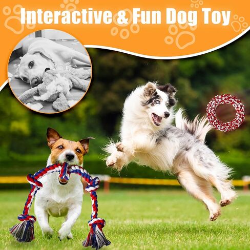 4.3" Dog Squeaky Ball Toys 4 Pack, Interactive and Durable Spiky Dog Toy for Medium Large Dogs with Rugby Shape, Built-in Squeaker for Teeth Cleaning in Saudi Arabia