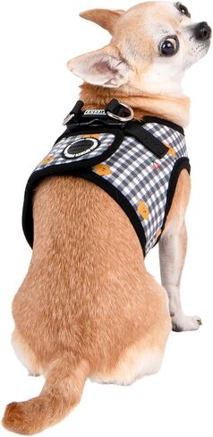 Puppia Spring and Summer Fashion Step-in Vest Dog Harness, Beige_Minmi, Small in Kuwait