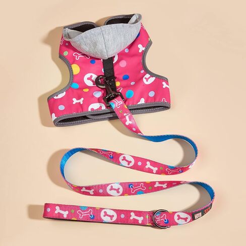 Cat Harness and Leash Set for Walking Escape Proof, Cat Hoodie Sweaters Adjustable Cat and Small Dog Harness and Leash with Cap for Pet Kitten Puppy in Saudi Arabia