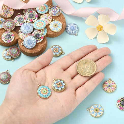 100 Pcs Enamel Heart Key Charms Mixed Color Cute Heart Key Shaped Charms Mini Romantic Jewelry Charms for Earring Bracelet Necklace Making in Kuwait