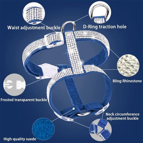 حزام قطط من حجر الراين للفتيات والأولاد، مع علامات مكتوبة بخط اليد، صدرية جرو كيتي تسخر لطيف متألق ناعم جميل بلينغ كريستال الماس كلب أليف صغير متوسط، وردي M in Kuwait