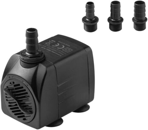 Submersible Sump Pump Submersible Water Pump, Ultra-quiet Fountain Water Pump 15W 25W 220V Filter Fish Pond Aquarium Water Tank Fountain Transfer Pump (Color : 25W 1500L H) in Saudi Arabia