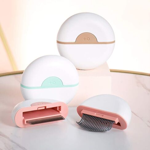 Noband L.W Cat Comb Cat Brush Dog Brush Shedding Tool Deshedding Brush & Massage Comb 2 in 1，Effectively Remove 95% Mats Tangles Fur & Dirt, for Short Long Haired Puppy & Cats in Kuwait