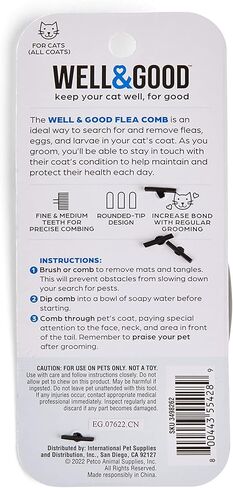 Petco Brand - Well & Good Cat Flea Comb, 3.5 in in Kuwait