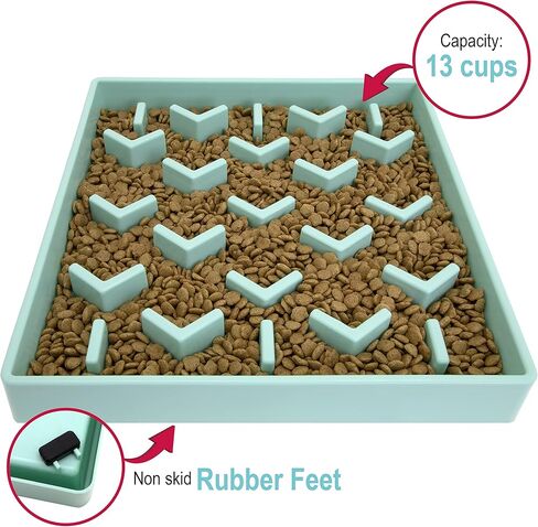 SPORT PET Slow Feed Tray, Aqua in Kuwait