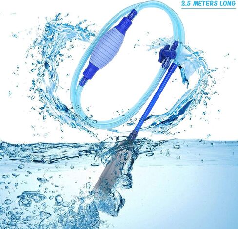 Unigift Aquarium Water Changer with Airbag and Water Flow Controller - 8.2ft in Kuwait