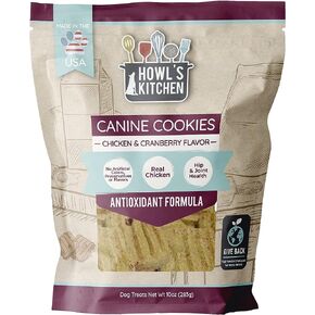 Dog Treats, Canine Cookies, Chicken and Cranberry, 10oz in Kuwait
