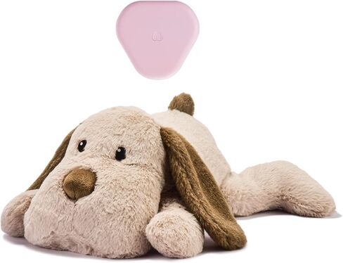 Puppy Heartbeat Toy Heartbeat Stuffed Animal for Dogs, Dog Heartbeat Toy for Puppy Sleep Aid Crate Training Calming, Puppy Comfort Toy for Dog Anxiety Relief in Saudi Arabia