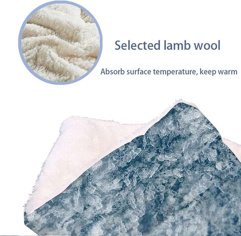Blue Grey Thermal Cat and Dog Warming Bed Mat Fluffy Cloud line White Turquoise Self Heating Cat Pad Thermal Cat and Dog Warming Bed Mat Nature 14" x 18" in Saudi Arabia