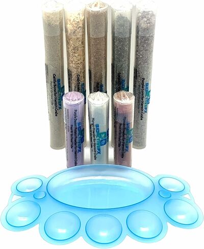 عبوات طعام Cholla Queen Hermit Crab Food - أنابيب طعام Pour N' Go - BioactiveFX (8 عبوات مع صينية) in Kuwait